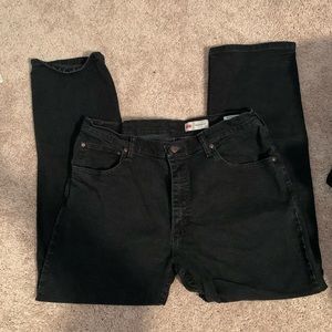 Men’s black Wrangler Jeans 36x29